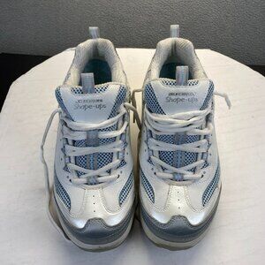 Sketchers‎ Shape Ups Women's White/Blue Toning Walking Sneakers 11803 Size 10